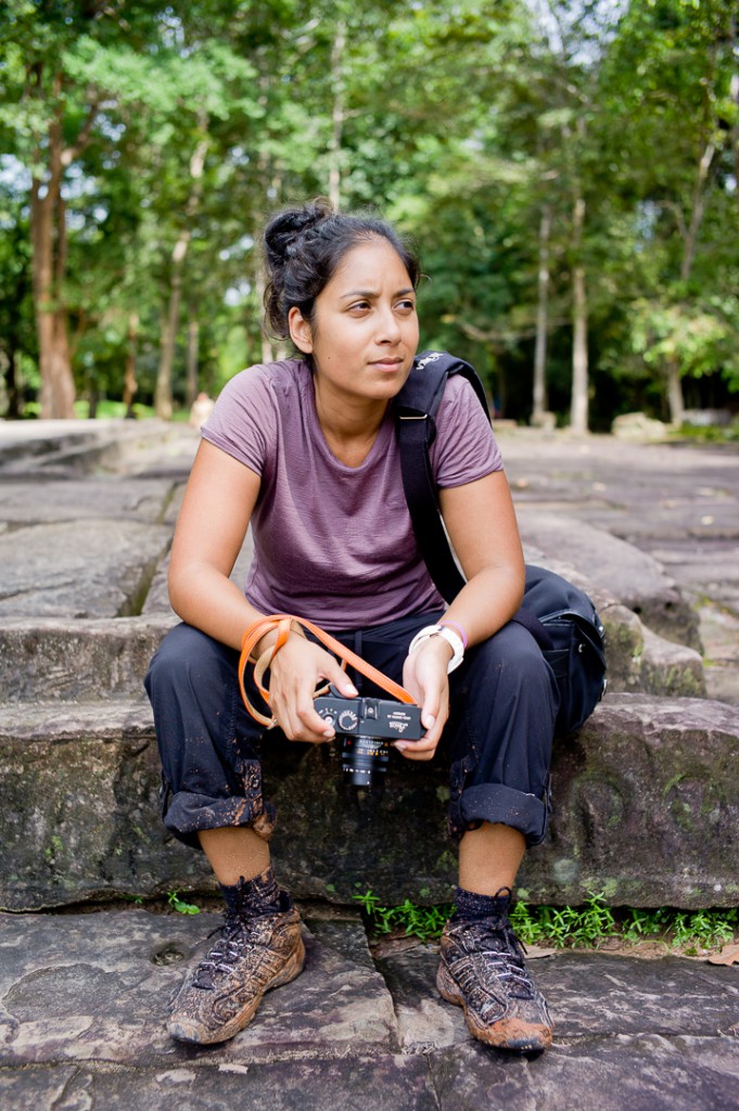 My wife likes my Hadley Small just as much as I do. Here in Cambodia after a day of tomb raiding.