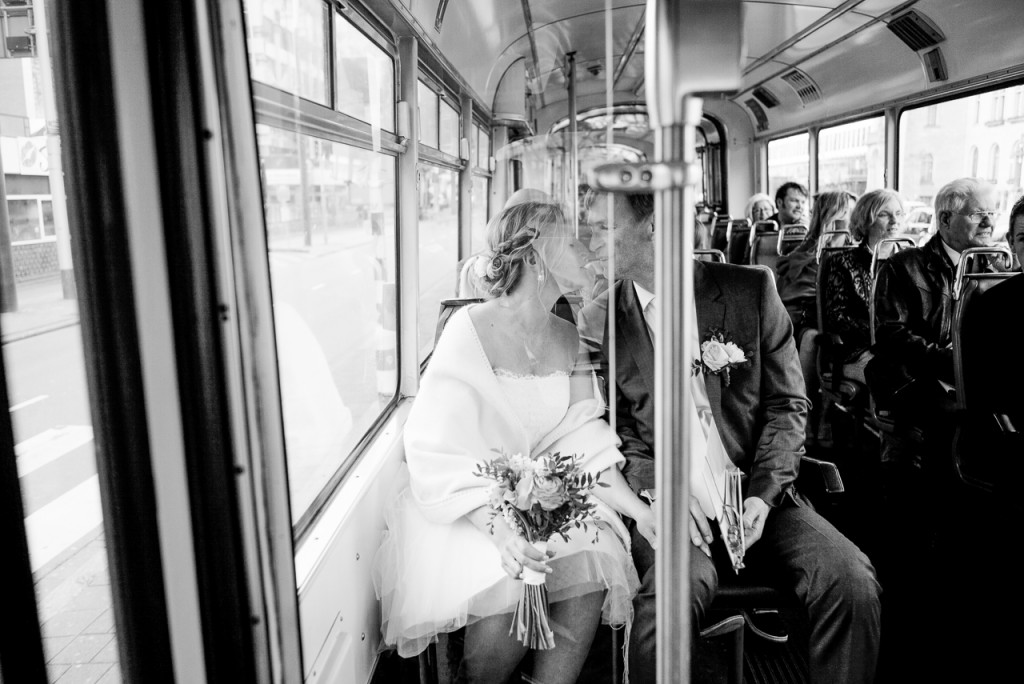 The kiss in the train. Love the 28mm field of view.