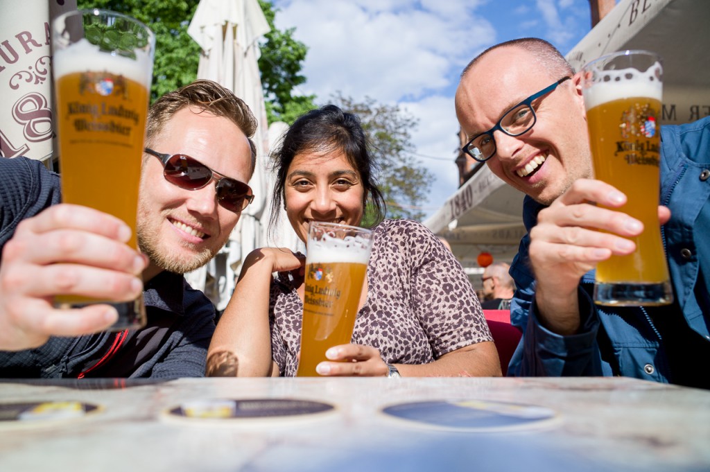 On a city trip, weight is also crucial. Also if you're drinking beer in Berlin.