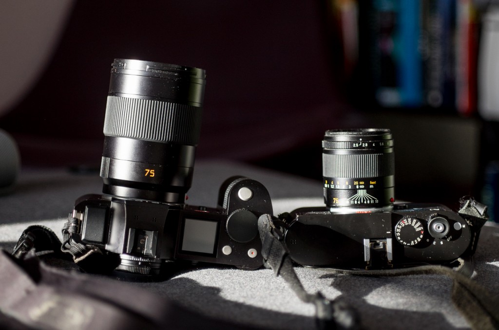 The Leica APO-Summicron-SL 75/2.0 APSH on the SL versus the Summarit 75/2.5 on the M.