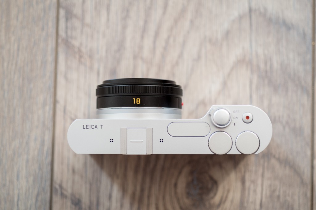 And here's the T with the Leica Elmarit-TL 18/2.8 ASPH lens. Much smaller and much lighter.