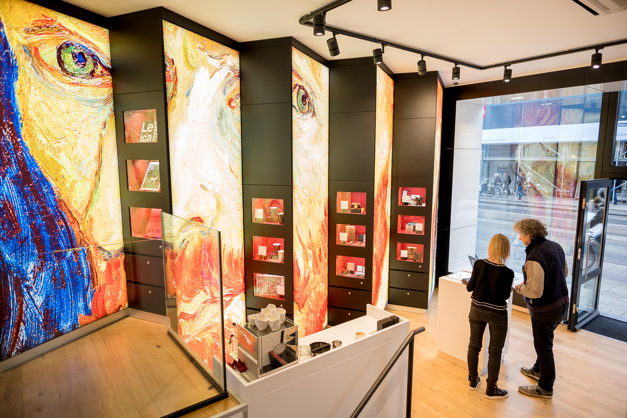 This is what Leica store Amsterdam looks like